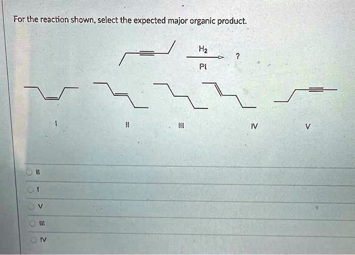 Select the expected major organic product for the reaction shown